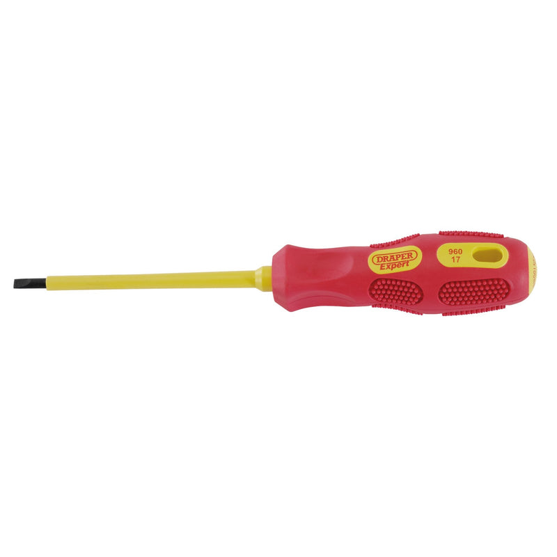 Draper Expert VDE Approved Fully Insulated Plain Slot Screwdriver - DR-69213 - Draper - Trade Counter Direct