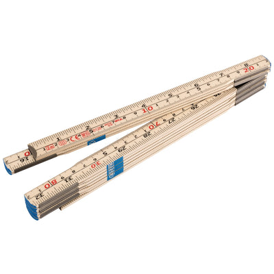 Draper Folding Wood Rule, 2m - DR-20703 - Draper - Trade Counter Direct