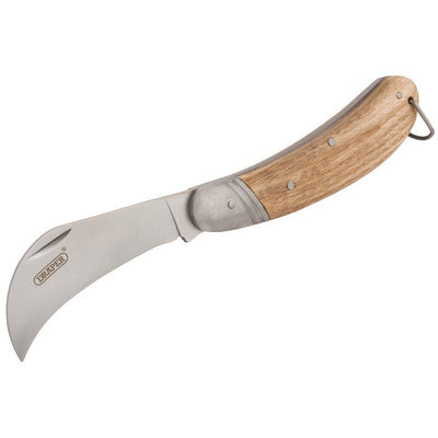 Draper GBKHER/A Budding Knife with Ash Handle - (17558) - DR-17558 - Draper - Trade Counter Direct