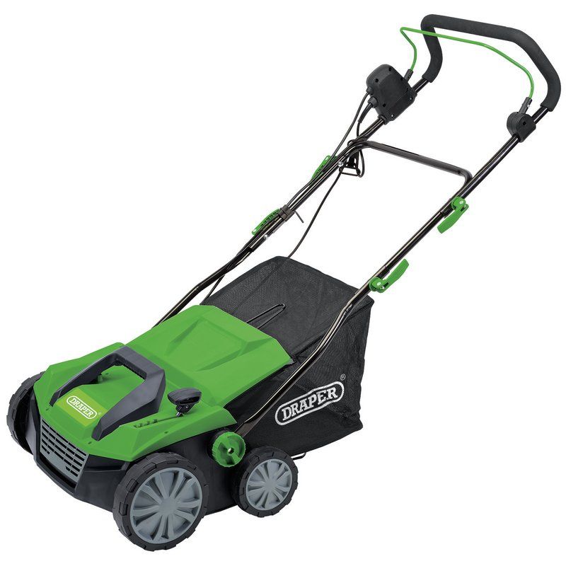 Draper GLAS1800D 230V Lawn Aerator/Scarifier, 380mm - (97922) - DR-97922 - Draper - Trade Counter Direct