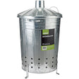 Draper GLI Galvanised Garden Incinerator, 85L - (53253) - DR-53253 - Draper - Trade Counter Direct