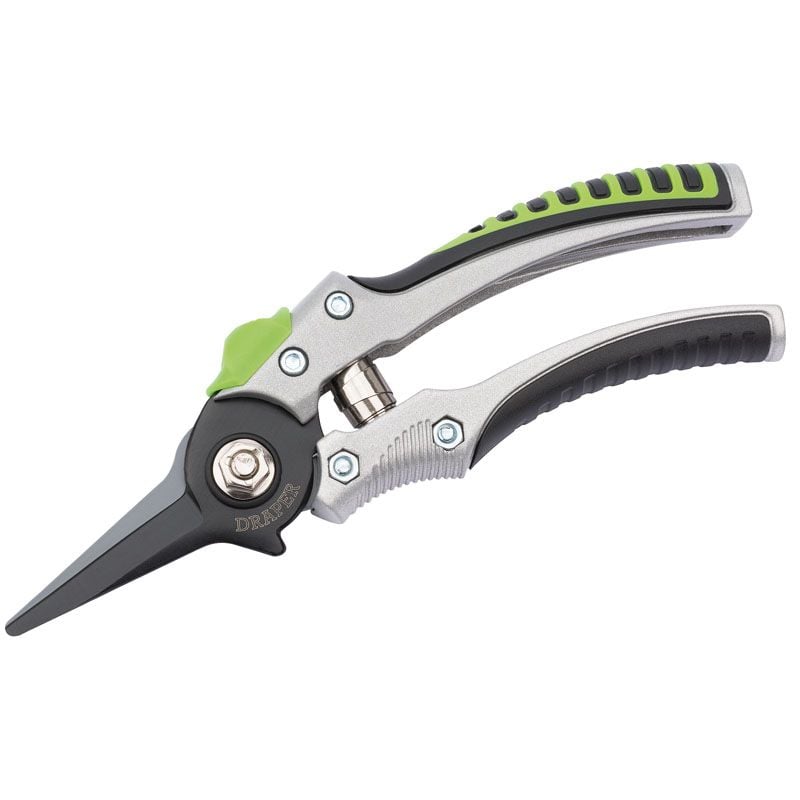Draper GSDA1P Non - Slip Pruning Secateurs, 180mm - (36550) - DR-36550 - Draper - Trade Counter Direct