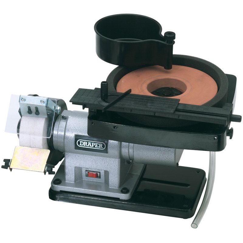 Draper GWD205A Wet and Dry Bench Grinder, 350W - (31235) - DR-31235 - Draper - Trade Counter Direct