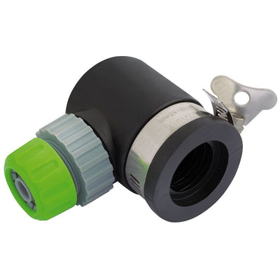 Draper GWMTC - 2 90deg Right Angle Lock on Tap Connector - (24919) - DR-24919 - Draper - Trade Counter Direct