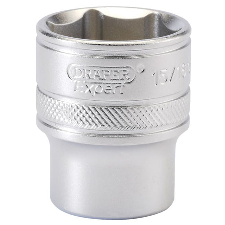 Draper H - AF/MS 6 Point Imperial Socket, 1/2" Sq. Dr., 15/16" - (16633) - DR-16633 - Draper - Trade Counter Direct