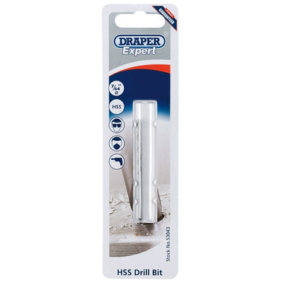 Draper H29PS/B HSS Drill Bit, 7/64" - (53043) - DR-53043 - Draper - Trade Counter Direct