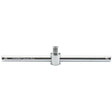 Draper H2/MS Satin Chrome Sliding T Bar, 1/2" Sq. Dr. - (16790) - DR-16790 - Draper - Trade Counter Direct