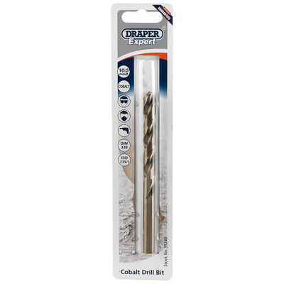 Draper H30PB HSS Cobalt Drill Bit, 10.0mm - (39240) - DR-39240 - Draper - Trade Counter Direct