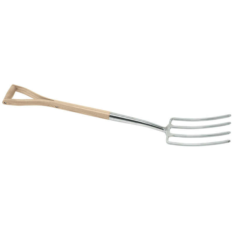 Draper Heritage Stainless Steel Digging Fork with Ash Handle - DR-99013 - Draper - Trade Counter Direct