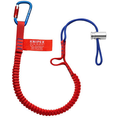 Draper KNIPEX 00 50 12 T BK Lanyard with Fixated Carabiner, 900mm - DR-13163 - Draper - Trade Counter Direct
