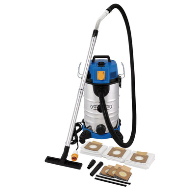 Draper M-Class Dust Extractor, Wet and Dry Vacuum Cleaner with Power Take-Off - DR-28229 - Draper - Trade Counter Direct