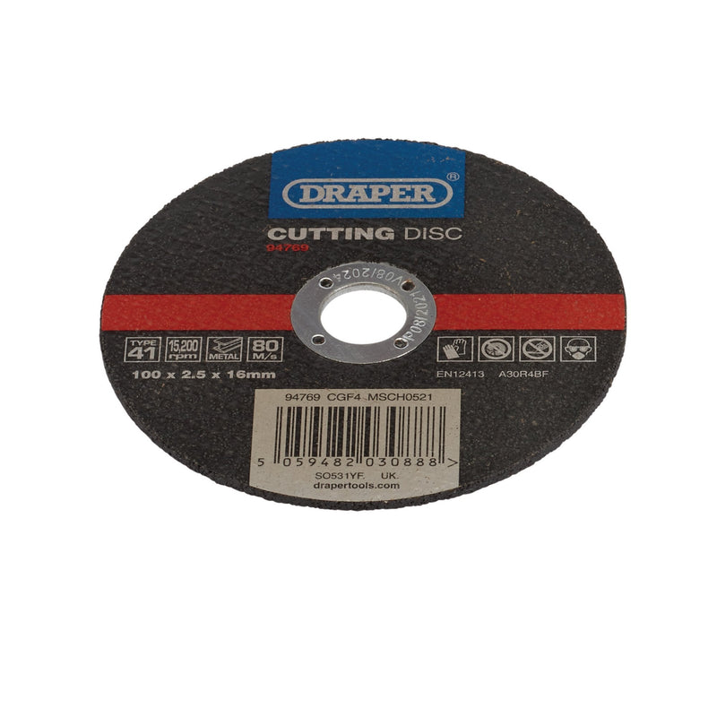 Draper Metal Cutting Disc - DR-94769 - Draper - Trade Counter Direct