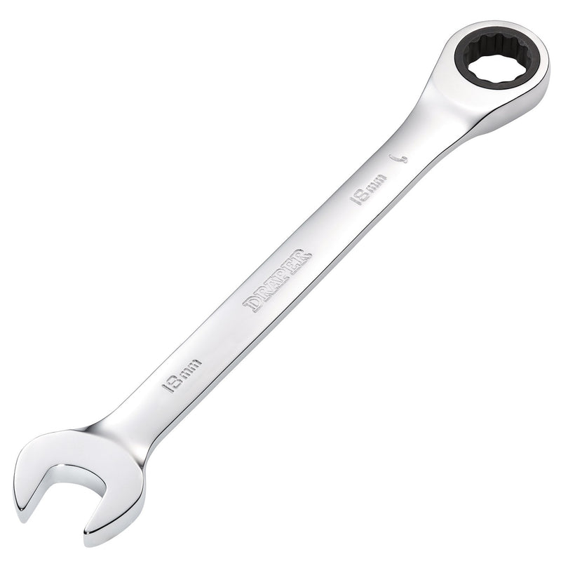 Draper Metric Ratcheting Combination Spanner - DR-31015 - Draper - Trade Counter Direct