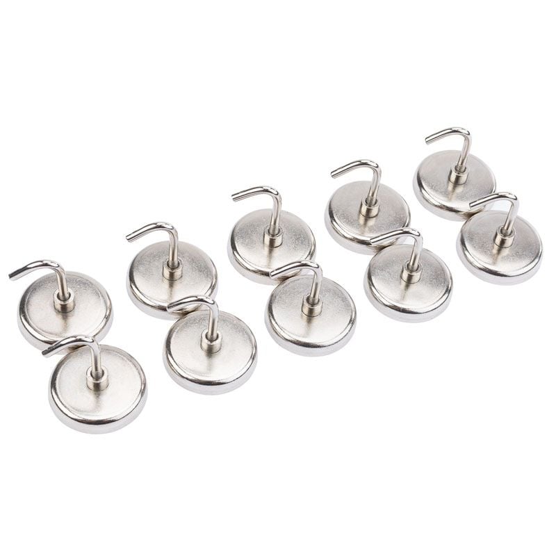 Draper MPTH/10 Magnetic Hook Set (10 Piece) - (11960) - DR-11960 - Draper - Trade Counter Direct