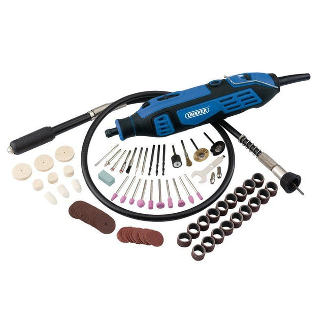 Draper MT180D111 Rotary Multi - Tool Kit, 180W (111 Piece) - (58300) - DR-58300 - Draper - Trade Counter Direct