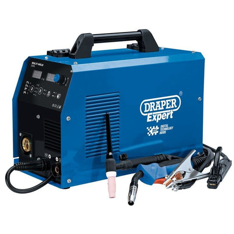 Draper MW200A 3 - in - 1 Multi - Process Welder Dti, 200A - (70043) - DR-70043 - Draper - Trade Counter Direct