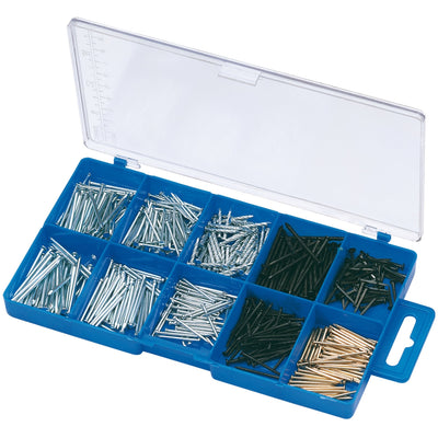 Draper Nail and Pin Assortment (485 Piece) - DR-69042 - Draper - Trade Counter Direct