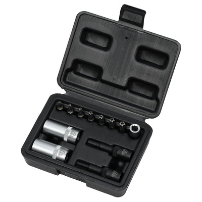 Air Conditioning and ECU Tool Kit, 1/4" Sq. Dr. (12 Piece)