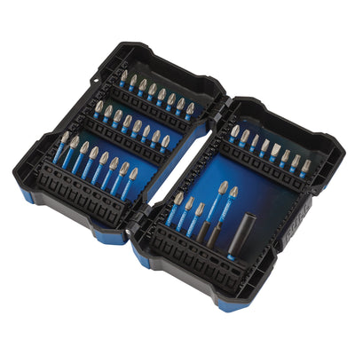 Draper Expert Impact Screwdriver Bit Set, 1/4" Hex (38 Piece)