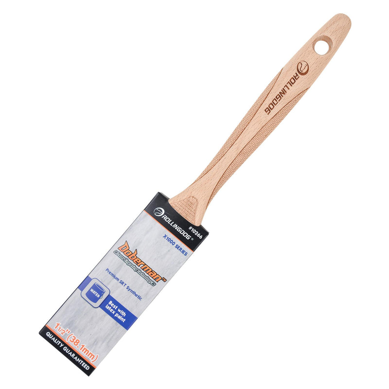 ROLLINGDOG DOBERMAN™ X1000 Series Flat Paint Brush, 1.5"