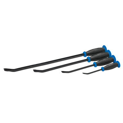 'Pound Thru' Soft Grip Pry Bar Set with Hand Guard (4 Piece)