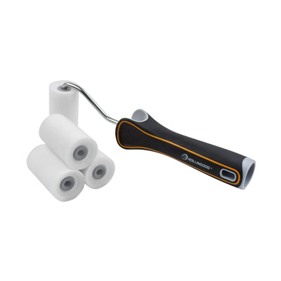 ROLLINGDOG SUPER-EDGE™ Mini High-Density Paint Roller Set, 2"/50mm (5 Piece)