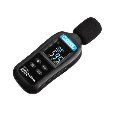 Handheld Digital Sound Level Meter, 35-135dB and -20 to +70°C