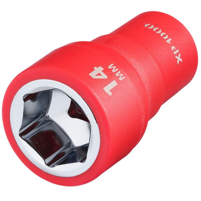XP1000® VDE Socket, 1/4" Sq. Dr., 14mm