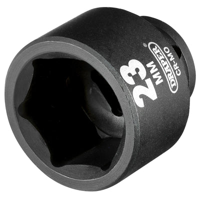 Draper Hi-TORQ® Impact Socket, 3/8" Sq. Dr., 23mm
