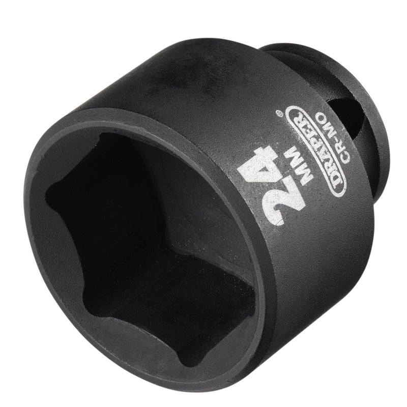 Draper HI-TORQ® Metric Impact Socket, 3/8" Sq. Dr., 24mm