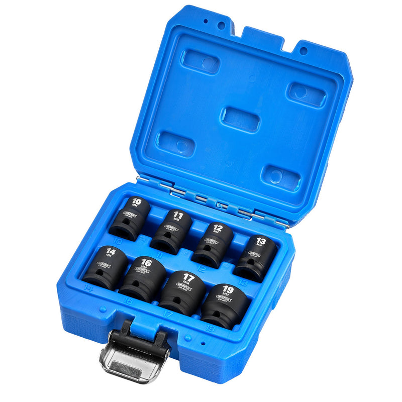 Draper HI-TORQ® Metric Impact Socket Set, 3/8" Sq. Dr. (8 Piece)