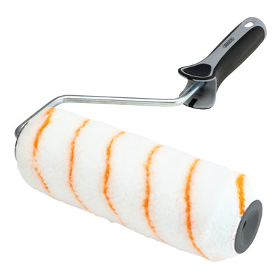 Long Pile Polyester Paint Roller with Soft Grip Handle, 9"/230mm