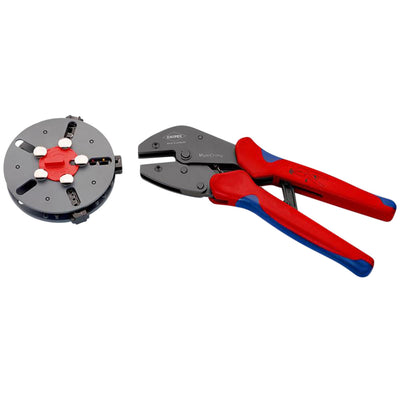 KNIPEX 97 33 01 MultiCrimp® Lever Action Crimping Pliers, 0.25 — 6.0 mm² Capacity, 250mm