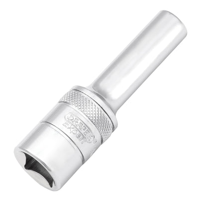 Draper Expert Metric Deep Socket, 1/2" Sq. Dr.,Polished Chrome, 8mm