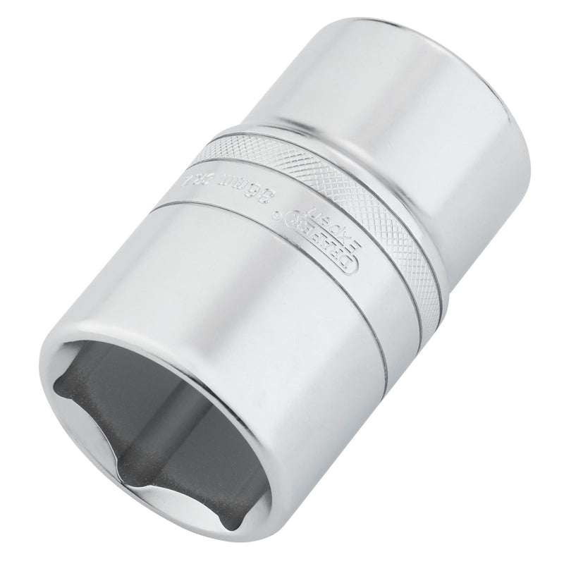 Draper Expert Metric Deep Socket, 1/2" Sq. Dr., Micro Satin Chrome, 36mm