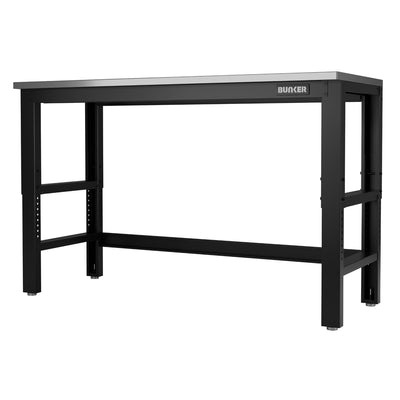 BUNKER Workbench with Stainless Steel Worktop, 1550mm