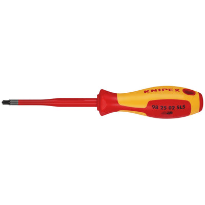 KNIPEX 98 25 02 SLS VDE Insulated Plus/Minus Pozidriv® Screwdriver, PZ/S2 x 100mm