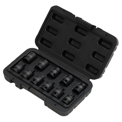 Impact Pipe Plug Socket Set, 3/8" Sq. Dr. (11 Piece)