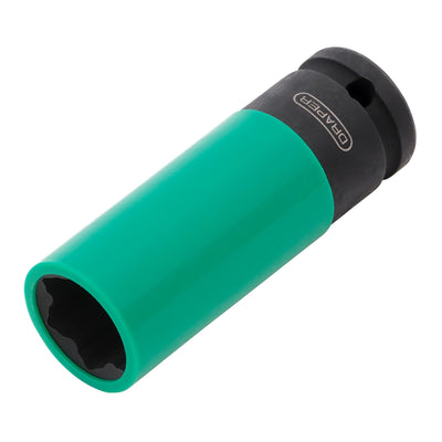 Wheel Nut Socket, 1/2" Sq. Dr., 21mm
