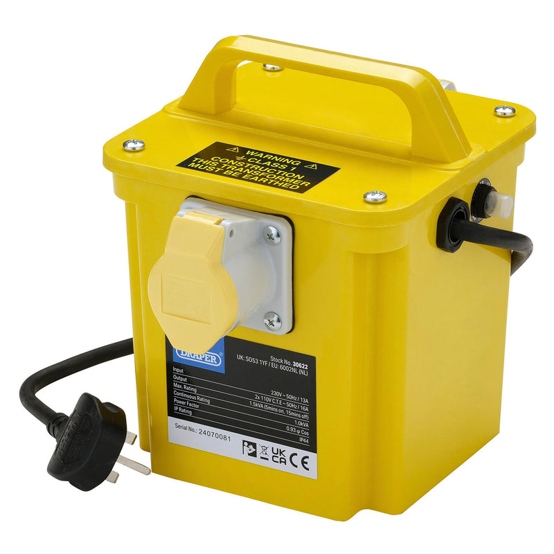 110V Portable Transformer, 1.5kVA