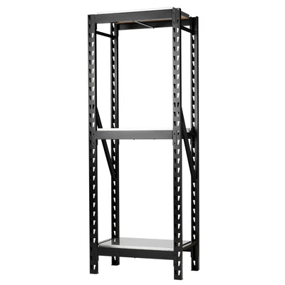 BUNKER 14 Piece Modular 3 Tier Racking with Stainless Steel Shelving, 750mm