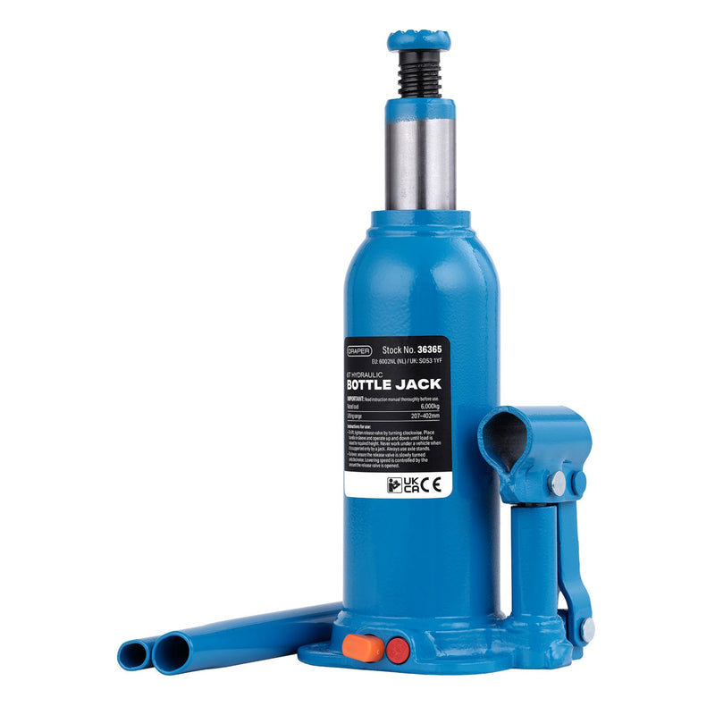 Hydraulic Bottle Jack, 6 Tonne