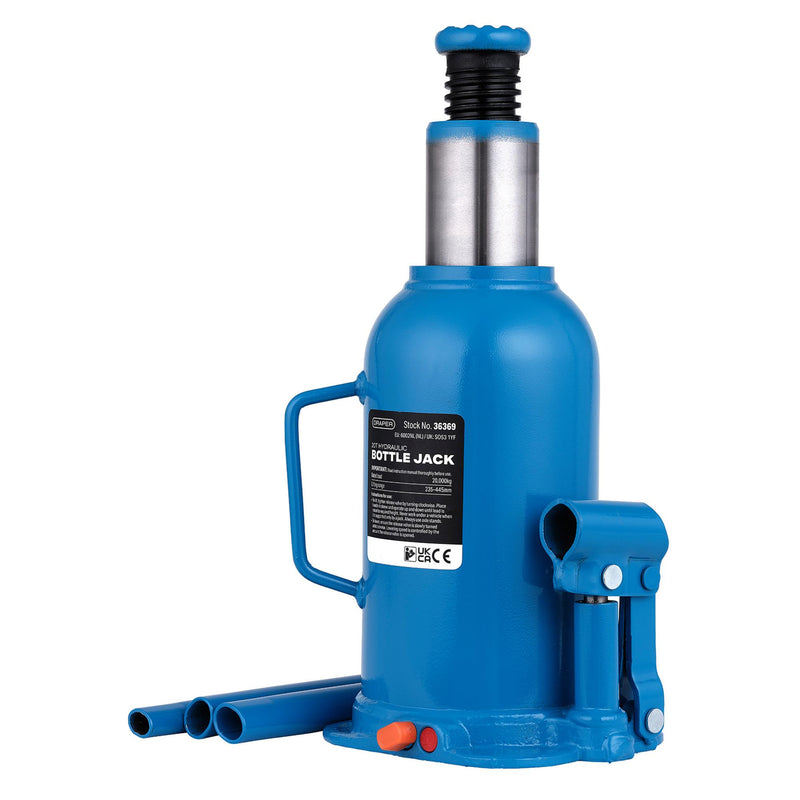 Hydraulic Bottle Jack, 20 Tonne