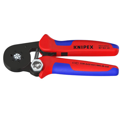 KNIPEX 97 53 14 SB Self- Adjusting Crimping Pliers, 2 x 10 mm², 180mm