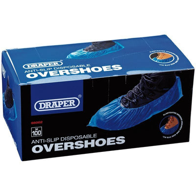 Draper OS100/B Disposable Overshoe Covers (Box of 100) - (66002) - DR-66002 - Draper - Trade Counter Direct