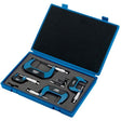 Draper PEM/4 Metric External Micrometer Set (4 Piece) - (46607) - DR-46607 - Draper - Trade Counter Direct