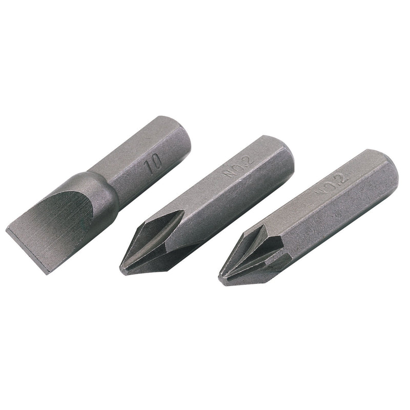 Draper Plain Slot Impact Screwdriver Bit - DR-30912 - Draper - Trade Counter Direct