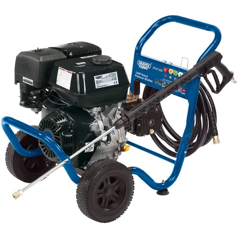 Draper PPW1300 Petrol Pressure Washer, 13HP - (83819) - DR-83819 - Draper - Trade Counter Direct
