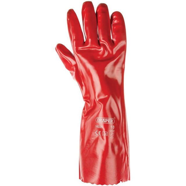 Draper PVCG40CM PVC Gauntlets, 400mm - (16229) - DR-16229 - Draper - Trade Counter Direct