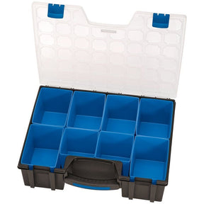 Draper QC8D 8 Compartment Organiser - (25925) - DR-25925 - Draper - Trade Counter Direct